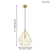 Eglo HanglampCarlton - 49933 - thumbnail