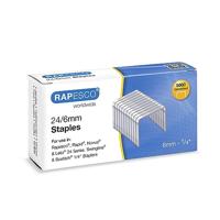 Nieten Rapesco 24 6mm 5000 stuks zilver - thumbnail
