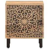Nachtkastjes 2 st 40x33x46 cm massief mangohout - thumbnail