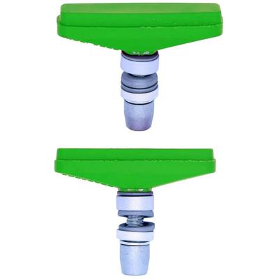 Koolstop remschoenen tuff composite threaded groen