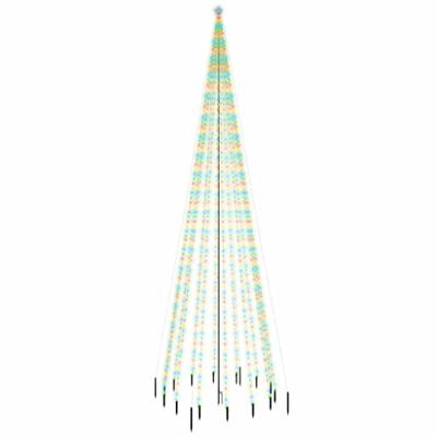VidaXL Kerstboom met grondpin 1134 led's meerkleurig 800 cm
