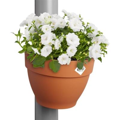 Elho Vibia Campana regenpijp bloempot 21x16cm terra - thumbnail