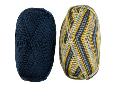 crelando Wollen breigaren (Groen/antraciet)