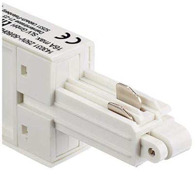 SLV 1-faseSupply 1 voeding aarde links wit - 143031