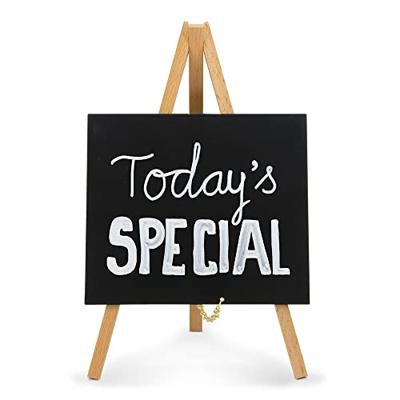 Securit tafelkrijtbord mini driepoot, beuk