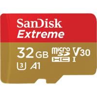 Sandisk MicroSDXC Extreme 32GB (A1/ V30/ U3/ UHS-I/ Cl.10/ R100/ W60)+Ad.Act.Cam - thumbnail