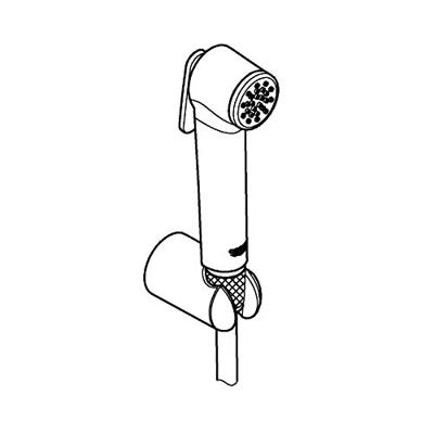 Grohe Tempesta Badset met f 30 trigger handdouche+slang 125cm Wit Grohe Tempesta Badset met f 30 trigger handdouche+slang 125cm Wit