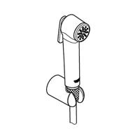 Grohe Tempesta Badset met f 30 trigger handdouche+slang 125cm Wit - thumbnail