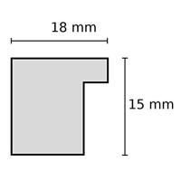 Zep fotolijst v32644 regent 4 white 30x45 / 40x60 cm - thumbnail