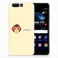 Huawei P10 Telefoonhoesje met Naam Monkey - thumbnail
