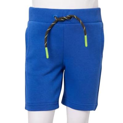 Kindershort met trekkoord 128 blauw Kindershort met trekkoord 128 blauw