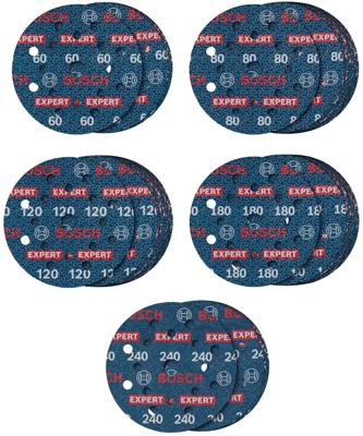 Bosch Accessories 2608902429 Schuurschijvenset Diameter 125 mm Korrelgrootte (num)=60, 80, 120, 240, 180 1 stuk(s) Bosch Accessories 2608902429 Schuurschijvenset Diameter 125 mm Korrelgrootte (num)=60, 80, 120, 240, 180 1 stuk(s)