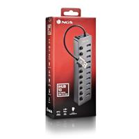 USB-HUB NGS IHUB10 Grijs - thumbnail