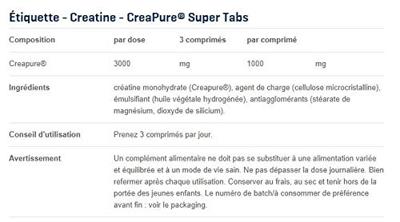 Creatine - Creapure® Super Tabs | Body & Fit | 180ct