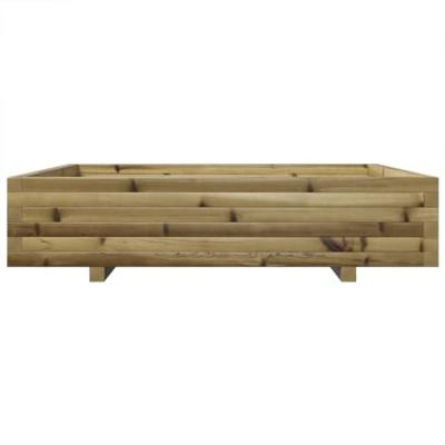 VidaXL Plantenbak 110x110x26,5 cm geïmpregneerd grenenhout