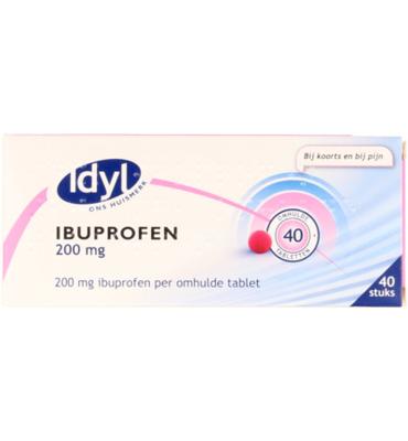 Idyl Ibuprofen 200mg suikervrij 40 Tabletten