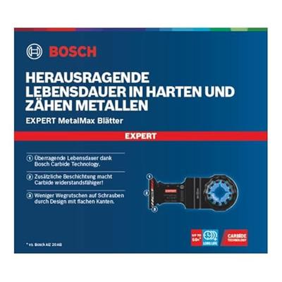 Bosch Accessories 2608900017 EXPERT MetalMax AIZ 32 AIT Carbide Invalzaagblad 1 stuks 1 stuk(s) Bosch Accessories 2608900017 EXPERT MetalMax AIZ 32 AIT Carbide Invalzaagblad 1 stuks 1 stuk(s)
