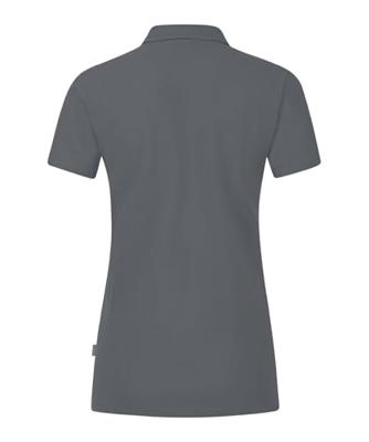 JAKO C6321D Polo Organic Stretch Dames - Steengrijs - 38