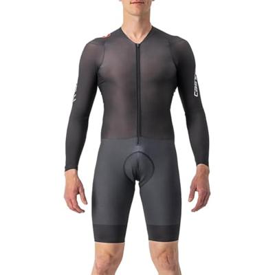 Castelli Body paint 4.X speedsuit lange mouw zwart heren XXL Castelli Body paint 4.X speedsuit lange mouw zwart heren XXL