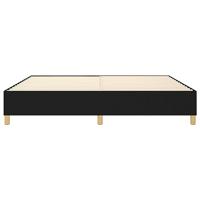 Boxspringframe stof zwart 140x200 cm - thumbnail