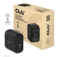 club3D CAC-1905 Laptop netvoeding 65 W 1x USB-C Zwart Binnen GaN - thumbnail