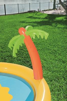 Bestway speelzwembad 237x201x104cm - thumbnail