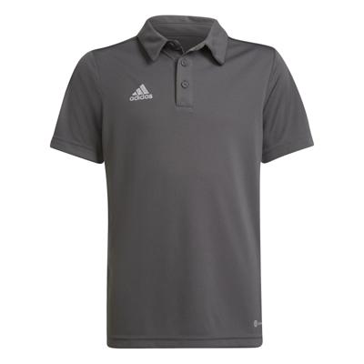 adidas Entrada 22 Polo Kids Grijs Wit adidas Entrada 22 Polo Kids Grijs Wit