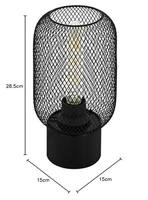 Eglo Zwarte tafellampWrington - 43096 - thumbnail