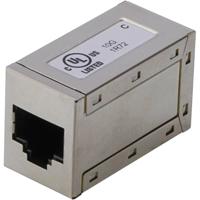 Digitus RJ45 Netwerk Adapter CAT 5, CAT 5e, CAT 6 [1x RJ45-bus - 1x RJ45-bus] Grijs - thumbnail