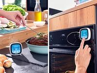 Leifheit 3223 digitale oven- en bbq thermometer wit/grijs - thumbnail