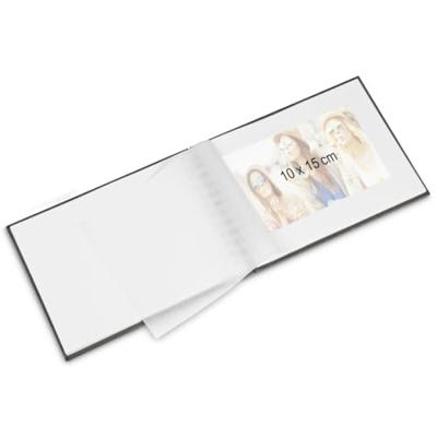 Hama Spiraalalbum Fine Art 24x17 Cm 50 Witte Pagina&apos;s Zwart - thumbnail