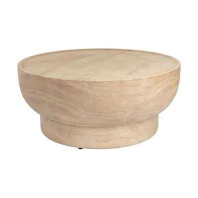 Zuiver Ronde Salontafel 'Noble' Travertinlook, 80cm