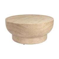 Zuiver Ronde Salontafel 'Noble' Travertinlook, 80cm - thumbnail