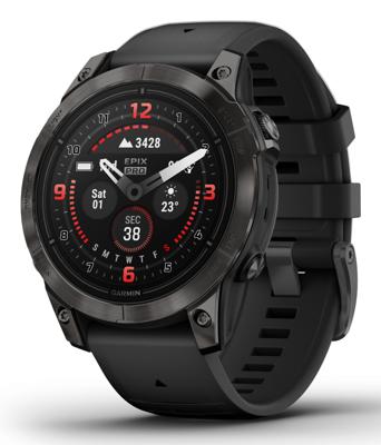 Garmin epix Pro (Gen 2) Sapphire Edition 3,3 cm (1.3") AMOLED 47 mm Digitaal 416 x 416 Pixels Touchscreen Zwart Wifi GPS