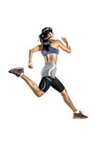 Bodyvine Lichtgewicht Bovenbeen Bandage Dijbeenbandage Sport (2 stuks) - S - Links - thumbnail
