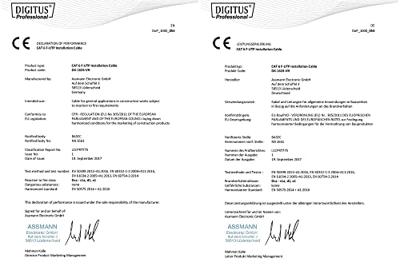 Digitus DK-1624-VH-305 Netwerkkabel CAT 5, CAT 6 F/UTP Violet 305 m Digitus DK-1624-VH-305 Netwerkkabel CAT 5, CAT 6 F/UTP Violet 305 m