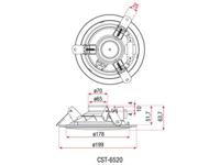 DAP CST-6506 100V plafondluidspreker - thumbnail