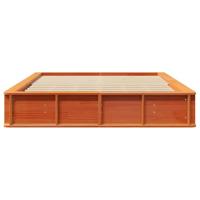 Bedframe met opslag Wasbruin 160 x 200 cm Massief grenenhout - thumbnail