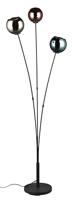 Trio Design staande lampSheldon zwart met smoke glas - R41303017 - thumbnail