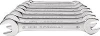 Promat/Tecwerk Set dubbele steeksleutels | 8-delig SW6-22 mm | chroom-vanadiumstaal verchroomd - 4000823200 - thumbnail