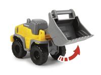Dickie volvo micro transporter met werkvoertuigen - thumbnail