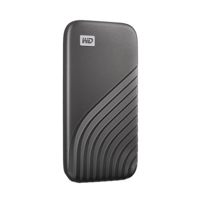 Western Digital My Passport 4 TB Externe SSD harde schijf USB-C Grijs WDBAGF0040BGY-WESN Western Digital My Passport 4 TB Externe SSD harde schijf USB-C Grijs WDBAGF0040BGY-WESN