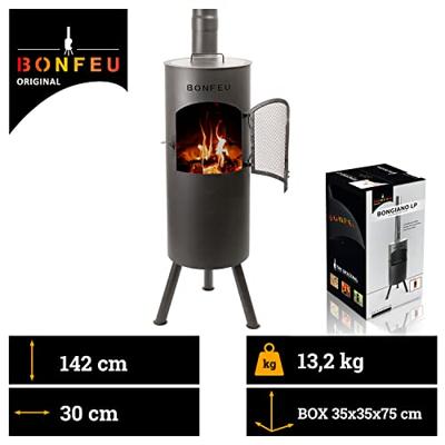 Bonfeu BonGiano LP tuinhaard - Zwart