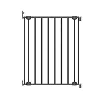 Geuther Lara Metalen Uitschuifbaar Traphekje | Schroefhekje met Boren | Veiligheidshekje met Muurbevestiging | Zwart | Van 60 tot 107cm - thumbnail