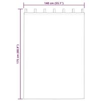 VidaXL Verduisterende gordijnen 2 pcs donkerroze 140 x 175 cm fluweel - thumbnail