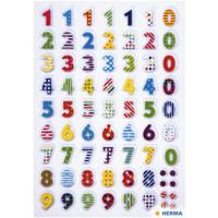Etiket HERMA 3094 kleurrijke nummers stone - thumbnail