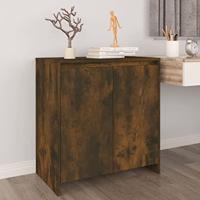 Dressoir 70x41x75 cm bewerkt hout gerookt eikenkleurig - thumbnail