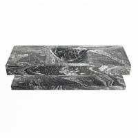 MONDIAZ ALAN-DLUX 130cm planchet Lava. Vrijhangende wastafel CLOUD midden zonder kraangat, kleur Lava. - thumbnail