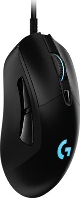Logitech Gaming G403 Hero Muis USB Optisch Zwart 6 Toetsen 25000 dpi Verlicht, Gewichtsreductie Logitech Gaming G403 Hero Muis USB Optisch Zwart 6 Toetsen 25000 dpi Verlicht, Gewichtsreductie