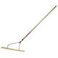 Polyhark schuin met houten steel 160 cm - thumbnail